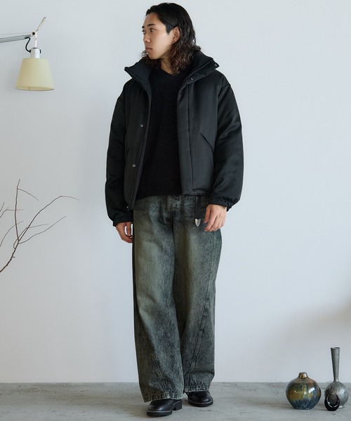 WYM LIDNM（ウィム バイ リドム）の「REVERSIBLE WOOLY DOWN JACKET