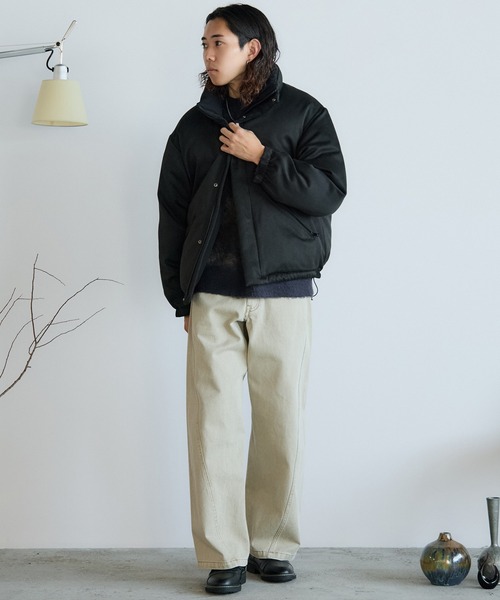 WYM LIDNM（ウィム バイ リドム）の「REVERSIBLE WOOLY DOWN JACKET