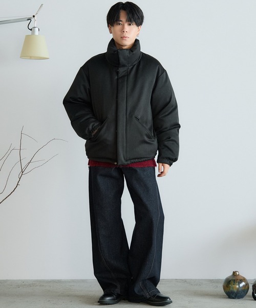 WYM LIDNM（ウィム バイ リドム）の「REVERSIBLE WOOLY DOWN JACKET