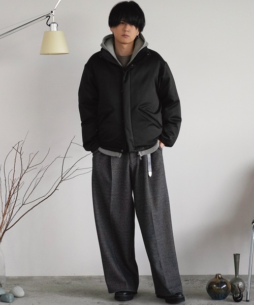 WYM LIDNM（ウィム バイ リドム）の「REVERSIBLE WOOLY DOWN JACKET