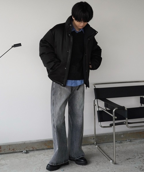 WYM LIDNM（ウィム バイ リドム）の「REVERSIBLE WOOLY DOWN JACKET