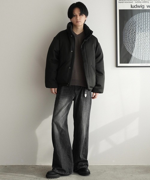 WYM LIDNM（ウィム バイ リドム）の「REVERSIBLE WOOLY DOWN JACKET