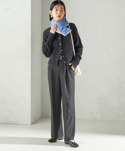 TAION（タイオン）の「【SHIPS別注】TAION:〈手洗い可能〉細幅 リバー ダウン マフラー（マフラー・レディース・ライトグレー/ブラウン/ブラック/ライトブルー・ONE SIZE）」の20枚目の写真