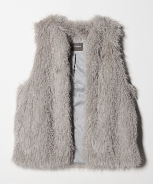 フェイクファーベスト ＜A DAY IN THE LIFE＞（ベスト）｜A DAY IN THE