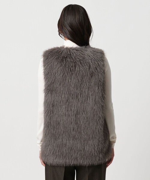 フェイクファーベスト ＜A DAY IN THE LIFE＞（ベスト）｜A DAY IN THE