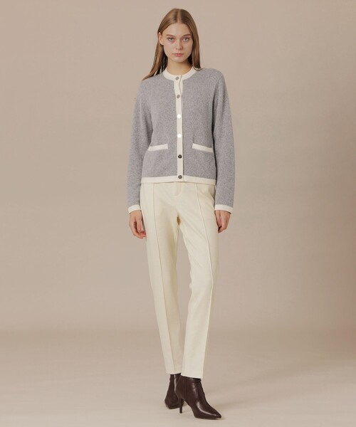 MACKINTOSH LONDON(マッキントッシュ ロンドン)の「【婦人画報11月号掲載】スフレニットカーディガン(カーディガン/ボレロ・レディース・グレー系その他/ライトブルー・38)」の3枚目の写真