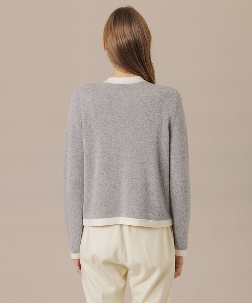 MACKINTOSH LONDON(マッキントッシュ ロンドン)の「【婦人画報11月号掲載】スフレニットカーディガン(カーディガン/ボレロ・レディース・グレー系その他/ライトブルー・38)」の7枚目の写真