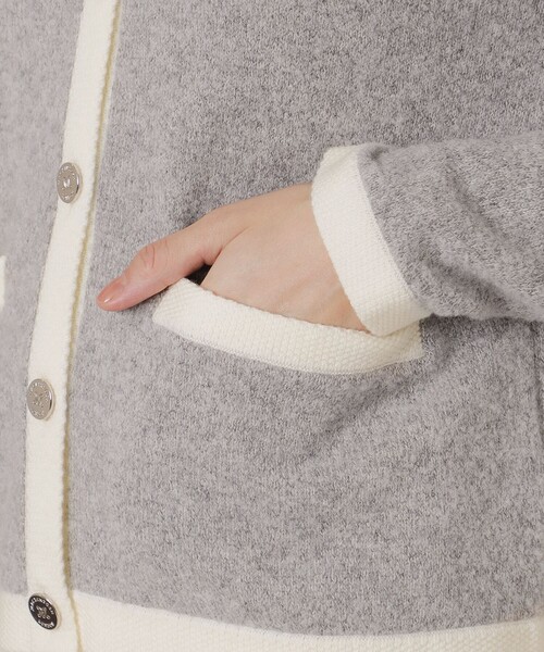 MACKINTOSH LONDON(マッキントッシュ ロンドン)の「【婦人画報11月号掲載】スフレニットカーディガン(カーディガン/ボレロ・レディース・グレー系その他/ライトブルー・38)」の8枚目の写真