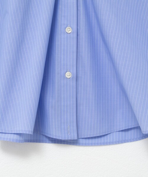 NOLLEY’S Sophi（ノーリーズソフィ）の「ウォッシャブルタイプライターVネック2WAYシャツ（シャツ/ブラウス・レディース・ネイビー/ホワイト/ブルー系その他3・38）」の21枚目の写真