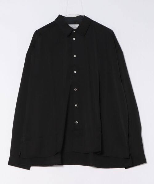 8(eight)(エイト)の「バルーンスリーブ長袖シャツ(シャツ/ブラウス・メンズ・ホワイト/スミクロ/バーガンディー/ダークブラウン/ブラック・LARGE/MEDIUM)」の2枚目の写真