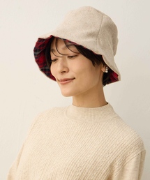 バケットハット チェック柄 ベージュ チェック」に該当するハットファッション通販 - ZOZOTOWN