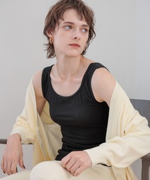 bijorie | 【bijorie】吸湿発熱／カップ付き リブタンク／NEW BASIC series(インナーウェア/肌着)