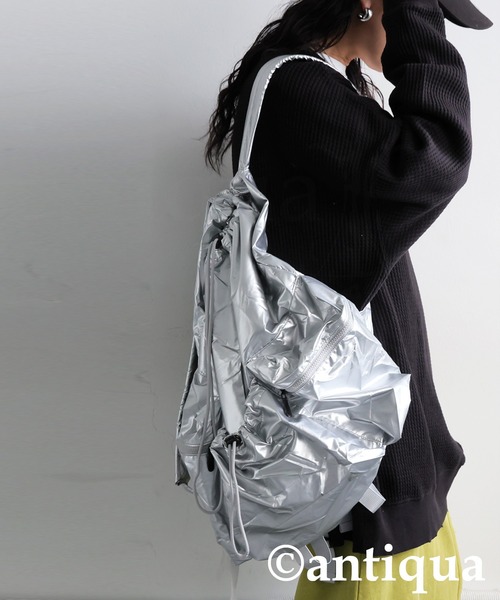 antiqua（アンティカ）の「リュック（バックパック/リュック・レディース・ブラック/シルバー・FREE）」の9枚目の写真