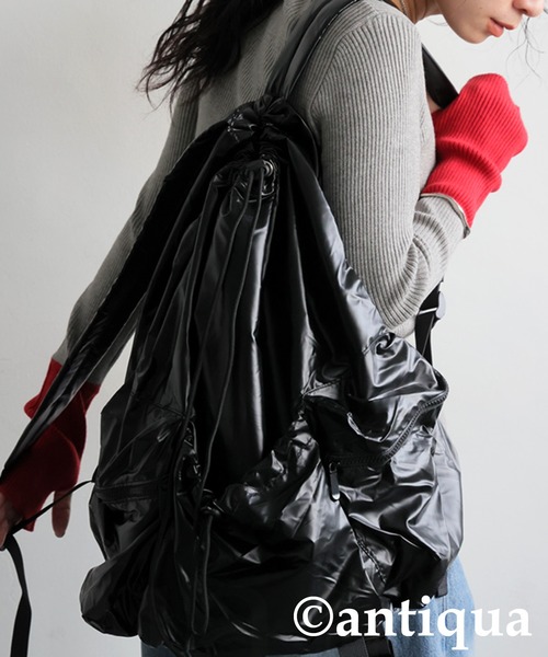 antiqua（アンティカ）の「リュック（バックパック/リュック・レディース・ブラック/シルバー・FREE）」の4枚目の写真