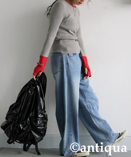 antiqua（アンティカ）の「リュック（バックパック/リュック・レディース・ブラック/シルバー・FREE）」の5枚目の写真