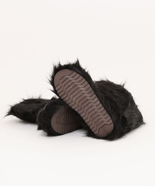 Never mind the XU / Chikashitsu+（ネバーマインド ザ エックスユー / チカシツプラス）の「【nmtc+】fur short boots / 【エヌエムティーシープラス】ファーショートブーツ（ブーツ・メンズ・グレー/ブラック・S/M/L）」の10枚目の写真