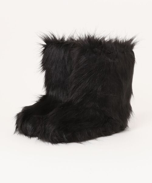 Never mind the XU / Chikashitsu+（ネバーマインド ザ エックスユー / チカシツプラス）の「【nmtc+】fur short boots / 【エヌエムティーシープラス】ファーショートブーツ（ブーツ・メンズ・グレー/ブラック・S/M/L）」の13枚目の写真