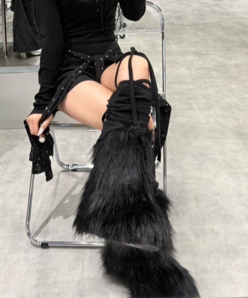 セール】【nmtc +】fur short boots / 【エヌエムティーシープラス