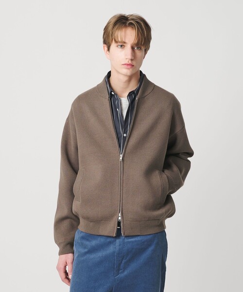 セール】ミラノ ジップ ジャケット ウォッシャブル（カーディガン