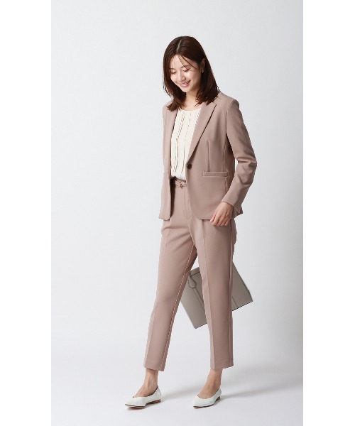 AOYAMA(アオヤマ)の「一枚で上品見え!WEB限定フロントピンタックブラウス(シャツ/ブラウス・レディース・ネイビー/ベージュ/ホワイト/ブラウン・S/M/L)」の22枚目の写真