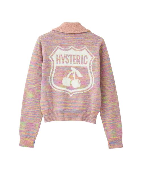 HYSTERIC GLAMOUR(ヒステリックグラマー)の「ROAD SIGNジャカード ジャンパー(その他アウター・レディース・ブラック/カーキ/マルチ・FREE)」の4枚目の写真