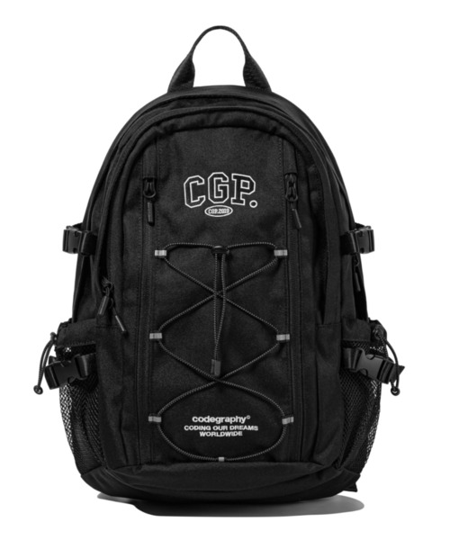 codegraphy(コードグラフィー)の「CGP Arch Logo Backpack CBEWUBP030(バックパック/リュック・メンズ・ブラック/サックスブルー・フリー)」の2枚目の写真