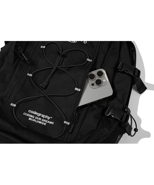 codegraphy(コードグラフィー)の「CGP Arch Logo Backpack CBEWUBP030(バックパック/リュック・メンズ・ブラック/サックスブルー・フリー)」の15枚目の写真