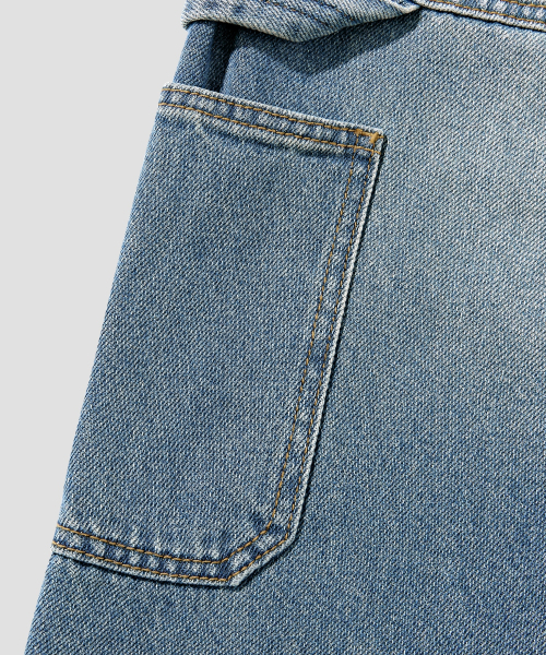 AGOD（エージーオーディー）の「カーペンター デニム バミューダショーツ [インディゴ]（その他パンツ・レディース・その他・SMALL/MEDIUM/LARGE/X-LARGE）」の9枚目の写真