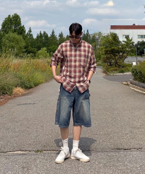 AGOD（エージーオーディー）の「カーペンター デニム バミューダショーツ [インディゴ]（その他パンツ・レディース・その他・SMALL/MEDIUM/LARGE/X-LARGE）」の10枚目の写真