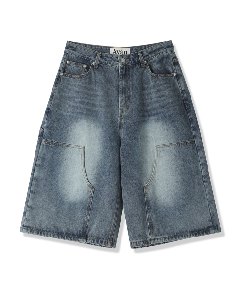 AVANDRESS(アバンドレス )の「カーペンター デニム ショーツ ライトブルー(その他パンツ・レディース・スカイブルー・X-SMALL/SMALL/MEDIUM/LARGE/X-LARGE)」の8枚目の写真