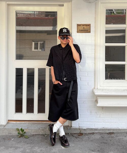 AAKAM(アーカム)の「30mm Braided Western Leather Belt (Black)(ベルト・レディース・その他・FREE)」の12枚目の写真