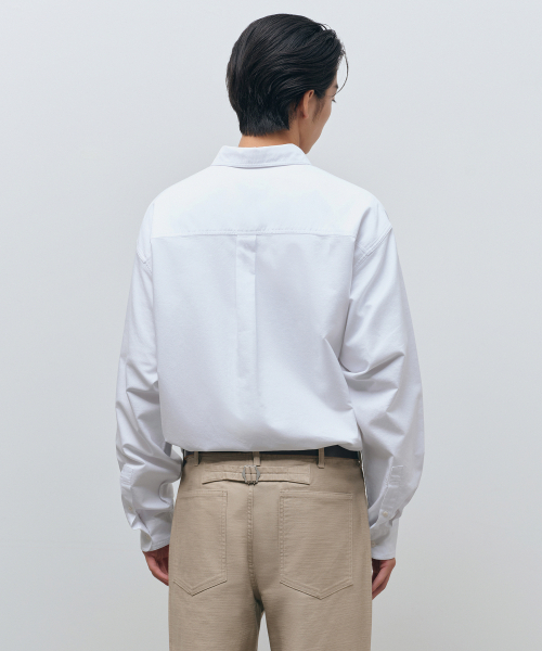 MUSINSA STANDARD（ムシンサスタンダード）の「オックスフォードワークシャツ[ホワイト]（シャツ/ブラウス・メンズ・その他・SMALL/MEDIUM/LARGE/X-LARGE/XX-LARGE）」の3枚目の写真
