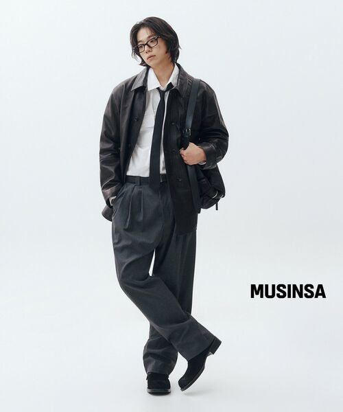 MUSINSA STANDARD（ムシンサスタンダード）の「オックスフォードワークシャツ[ホワイト]（シャツ/ブラウス・メンズ・その他・SMALL/MEDIUM/LARGE/X-LARGE/XX-LARGE）」の13枚目の写真