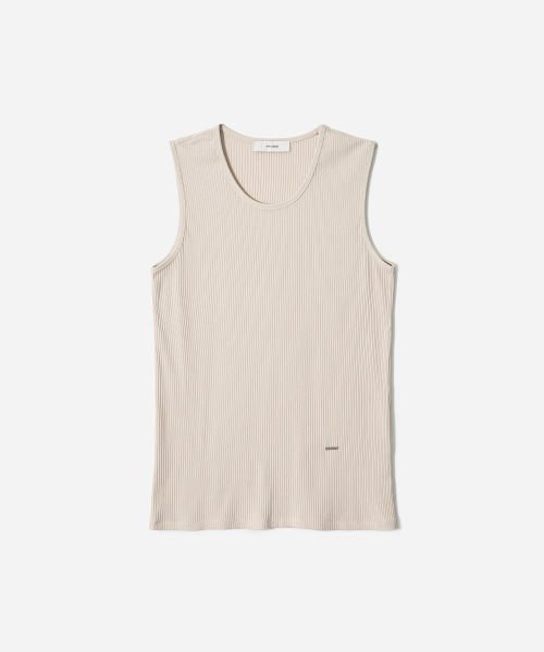 TRIP LE SENS(トリップ ル センス)の「ロゴプレートモーダルコットンスリーブレス_ホワイト(Tシャツ/カットソー・メンズ・その他・MEDIUM/LARGE)」の22枚目の写真