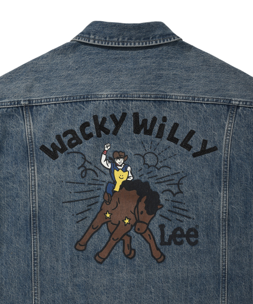 Wacky WiLLy（ワッキーウィリー）の「[ワキウィリー x Lee] グラフィックデニムジャケット インディゴ（デニムジャケット・レディース・その他・MEDIUM/LARGE）」の8枚目の写真