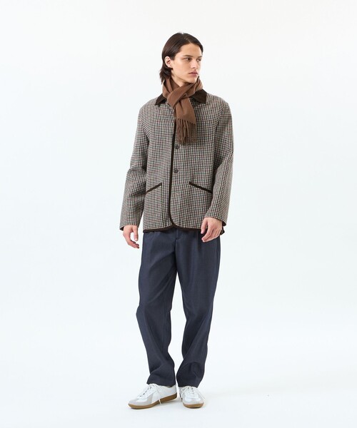 MACKINTOSH PHILOSOPHY(マッキントッシュ フィロソフィー)の「HEAT TWEED(ヒートツイード)WARENFORD (ウァレンフォード )(ステンカラーコート・メンズ・チャコールグレー/ブラウン・38/40)」の14枚目の写真