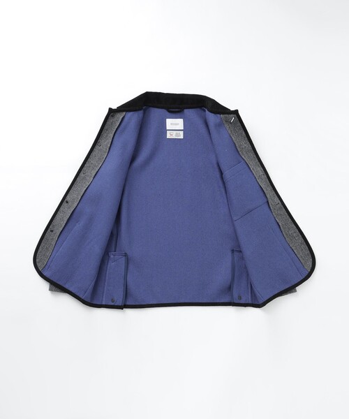 MACKINTOSH PHILOSOPHY(マッキントッシュ フィロソフィー)の「HEAT TWEED(ヒートツイード)WARENFORD (ウァレンフォード )(ステンカラーコート・メンズ・チャコールグレー/ブラウン・38/40)」の5枚目の写真