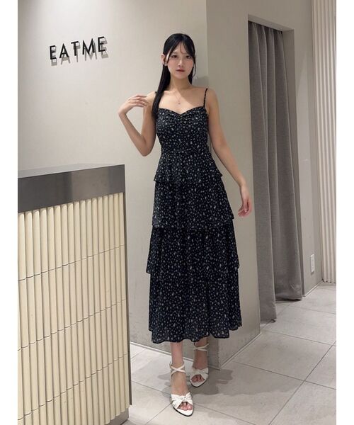 EATME（イートミー）の「BACKリボンティアードロングワンピース