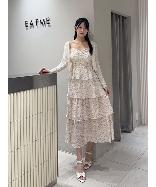 EATME BACKリボンティアードロングワンピース EATME BACKリボンティアードロングワンピース EATME（イートミー）の