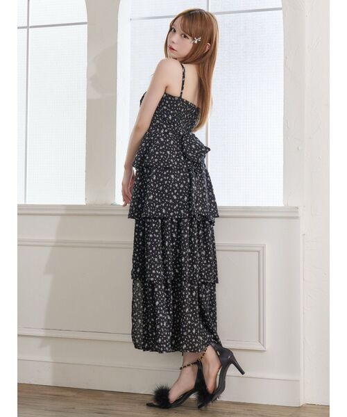 EATME（イートミー）の「BACKリボンティアードロングワンピース（ワンピース・レディース・ピンク/オフホワイト/ブラック・SMALL/MEDIUM）」の18枚目の写真