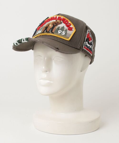DSQUARED2(ディースクエアード)の「Invicta Baseball Caps/0251(キャップ・メンズ・ブラウン/グリーン・FREE)」の2枚目の写真