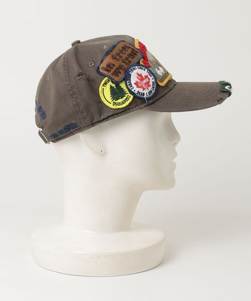 DSQUARED2(ディースクエアード)の「Invicta Baseball Caps/0251(キャップ・メンズ・ブラウン/グリーン・FREE)」の4枚目の写真