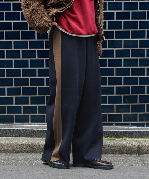 GEORGE'S（ジョージズ）の「ニットラインパンツ（その他パンツ・レディース・ブラック/ブラウン/ネイビー・SMALL/MEDIUM）」の3枚目の写真