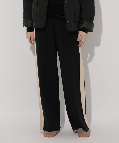 GEORGE'S（ジョージズ）の「ニットラインパンツ（その他パンツ・レディース・ブラック/ブラウン/ネイビー・SMALL/MEDIUM）」の9枚目の写真