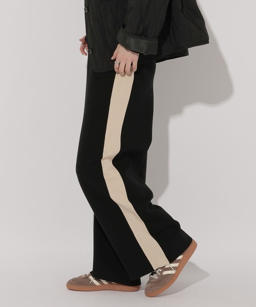 GEORGE'S（ジョージズ）の「ニットラインパンツ（その他パンツ・レディース・ブラック/ブラウン/ネイビー・SMALL/MEDIUM）」の10枚目の写真