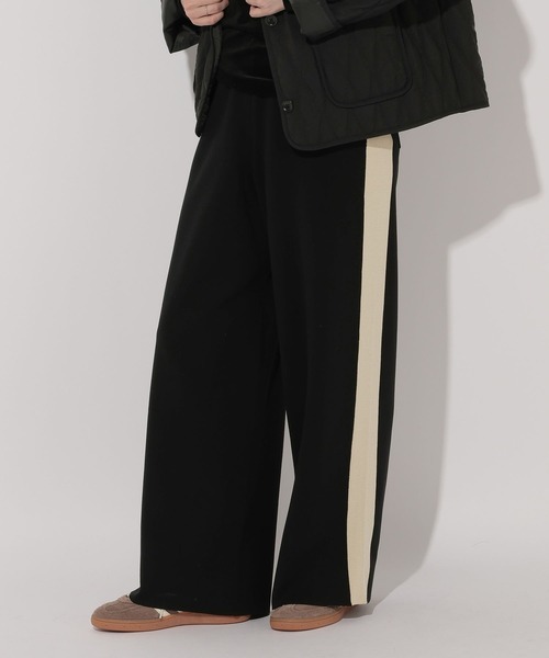 GEORGE'S（ジョージズ）の「ニットラインパンツ（その他パンツ・レディース・ブラック/ブラウン/ネイビー・SMALL/MEDIUM）」の13枚目の写真