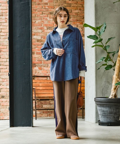 GEORGE'S（ジョージズ）の「ニットラインパンツ（その他パンツ・レディース・ブラック/ブラウン/ネイビー・SMALL/MEDIUM）」の16枚目の写真