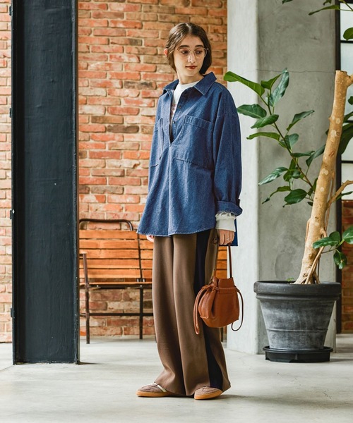 GEORGE'S（ジョージズ）の「ニットラインパンツ（その他パンツ・レディース・ブラック/ブラウン/ネイビー・SMALL/MEDIUM）」の17枚目の写真