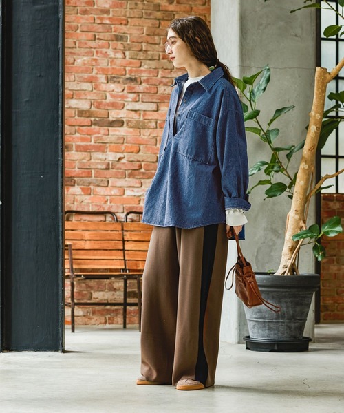 GEORGE'S（ジョージズ）の「ニットラインパンツ（その他パンツ・レディース・ブラック/ブラウン/ネイビー・SMALL/MEDIUM）」の19枚目の写真