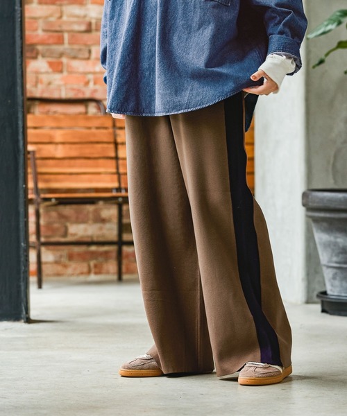 GEORGE'S（ジョージズ）の「ニットラインパンツ（その他パンツ・レディース・ブラック/ブラウン/ネイビー・SMALL/MEDIUM）」の22枚目の写真